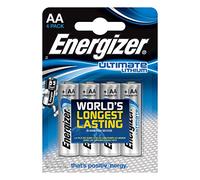 Pile au Lithium Energizer 1.5V AA - Le Blister Contient 4 pièces