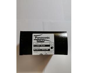 Pile au Lithium Panasonic 2CR5 6 V - Blister 1 x10 - Boîte de 10 blisters