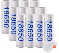 Pile au lithium rechargeable, capacité de 3200mAh, décharge à haute intensité, batterie 12 PCS
