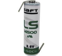 Pile au lithium Saft LR6 3,6V 2600mAh AA avec pattes à souder en Z