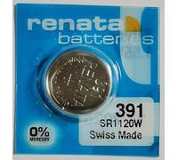 Pile Bouton 391 oxyde dargent Renata 50 mAh 1.55 V 1 pc(s)