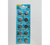 Pile bouton aG13 lR44 g13 nettoyage l1154 vinnic pile bouton alcaline 1,5 v
