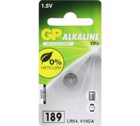 Pile bouton alcaline GP 189 (V10GA / L1130), blister 1