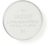 Nedis CR2 025 Lot de 5 Piles Bouton au Lithium 3 V