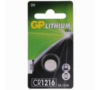 Pile bouton au lithium GP CR1216, blister 1