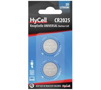 Pile bouton CR 2025 lithium HyCell 140 mAh 3 V 2 pc(s)