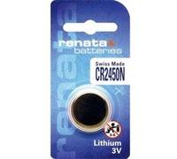 Pile bouton CR2450N lithium 3V 540 mAh Renata G