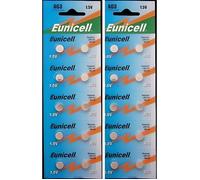 Pile bouton - EUNICELL - AG3 - Lot de 20 - Alkaline 1,55 V - Ø7,85×3,50 mm