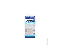 Pile bouton lithium blister CR2412 3V 100mAh - Panasonic