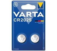Pile bouton - Lithium - CR2025 - lot de 2