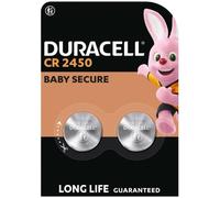 Pile bouton lithium Duracell spéciale 2450 3 V, lot de 2 (CR2450)