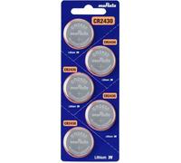 Pile Bouton - Murata - CR2430 - Lithium 300 mAh - Lot de 5