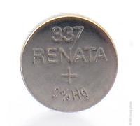 Pile bouton oxyde argent 337 RENATA 1.55V 8mAh - Blister(s) x 1