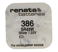 Pile bouton Silver Oxyde 386 / SR43W 0% mercure