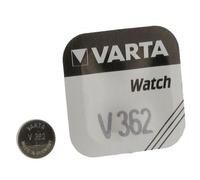 Batterie Varta V362 Argent-Oxide 1.55V Pile Bouton 7.9mm x 2.1mm, Référence 00362-101-401, Conditionnement Blister 1 pièce