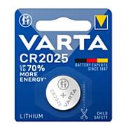 Pile bouton Varta CR2025Bli1 3,0 V/157 mAh/lithium CR 2025 (VE1)