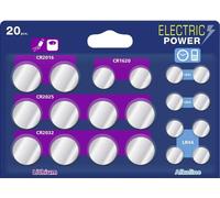 Pile bouton VARTA Electric Power Button, lot de 20