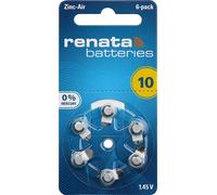 Pile bouton ZA 10 zinc-air Renata 105 mAh 1.4 V 6 pc(s)