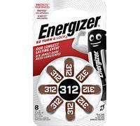 8 Piles Auditives 312 / PR41 Energizer EZ Turn & Lock