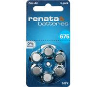 Pile bouton ZA 675 zinc-air Renata 660 mAh 1.4 V 6 pc(s)
