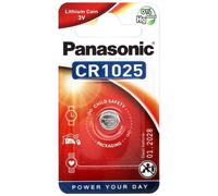 Pile CR1025 Panasonic Bouton Lithium 3V