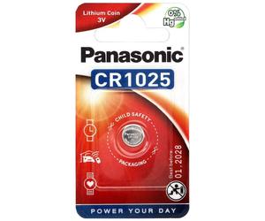 Pile CR1025 Panasonic Bouton Lithium 3V
