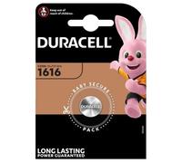 Pile CR1616 DURACELL lithium 3V CR 1616 3.0 Volts, pile plate bouton, date de péremption éloignée, capacité 45mAh
