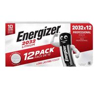 Pile CR2032 Energizer lot de 12 piles bouton lithium 3V BR2032 DL2032 CR 2032
