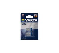 Pile cylindrique au lithium VARTA CR2, paquet de 2