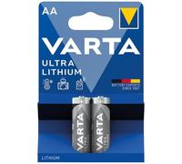 Pile cylindrique - Ultra Lithium - LR06 / AA - lot de 2