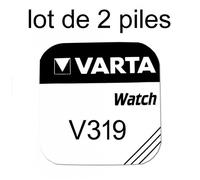 Pile de montre bouton varta 319 SR527SW 1.55v lot 2 piles