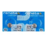 Pile de montre de Renata Renata fait-Swiss 379 ou SR521SW OR AG0 1.5V (2 x 379 ou SR 521 SW)
