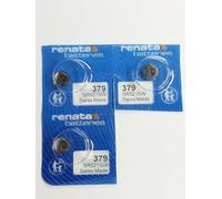 Pile de montre de Renata Renata fait-Swiss 379 ou SR521SW OR AG0 1.5V (3 x 379 ou SR 521 SW)