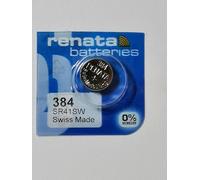 Pile de montre de Renata Renata fait-Swiss 384 ou SR41SW ou AG3 1, 5V (1 x 384 ou SR 41 SW)