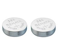 Pile de montre de Renata Renata fait-Swiss 384 ou SR41SW ou AG3 1, 5V (2 x 384 ou SR 41 SW)
