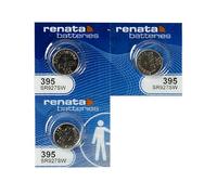 Pile de Montre de Renata Renata Fait-Swiss 395 ou SR927SW ou AG7 1.5V Rapide Navire (3 x 395 ou SR927SW)