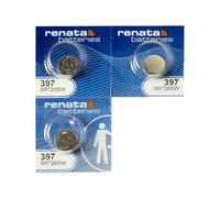 Pile de montre de Renata Renata fait-Swiss 397 ou SR726SW ou AG2 1.5V rapide navire (3 x 397 ou SR 726 SW)