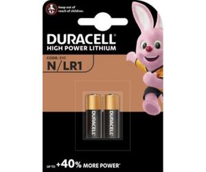 Pile DURACELL Alcaline N/LR1, pack de 2 unités