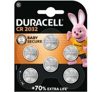 Blister de 6 piles lithium Duracell 2032