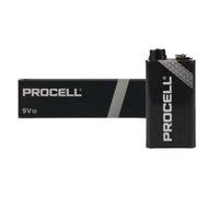 Pile Duracell PROCELL ID1604IPX10 9V Alcaline Pack de 10 Zn/MnO2 673mAh