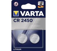 Pile lithium 3v 570mAh CR2450 VARTA - blister de 2 - 6450101402