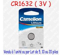 Pile Lithium 3V CR2016 CR2025 CR2032 CR2320 CR2325 CR2330 ... ( x 1 ou par Lot )
