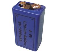 PILE LITHIUM E-BLOCK 9V PROFESSIONNELLE - 1200mAh (1pc/bl)