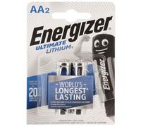 Pile lithium LR6 AA 1,5V ENERGIZER Blister de 2 piles