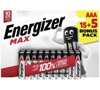 E303349400 Energizer Max Alk AAA BP20 15+5