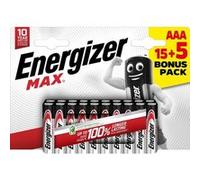 Pile LR3 (AAA) alcaline(s) Energizer Max 1.5 V 20 pc(s) G