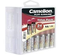 Camelion 11112406 Boîte à accrocher de 24 piles alcalines AA