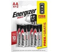 Pile LR6 (AA) alcaline(s) Energizer E301534200 Max 4+2 1.5 V 6 pc(s) G