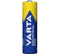 Varta Industrial LR6, Pack de 4 Piles Alcalines AA 1.5V, Dimensions 14.5x14.5x50.5mm, Diamètre 1.45cm, Poids 23.3g, Référence 04006-211-354