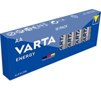 Varta Piles AA alcalines Type 4106 1,5V – Lot de 10 – 14,5×50,5 mm – Usage unique